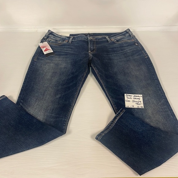 Silver Jean co  new! - Picture 1 of 10